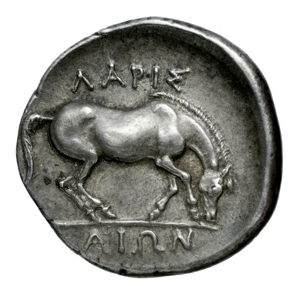 Larissa, Thessaly Herrmann 1925 VII.g-h, реверс, bnf-iris