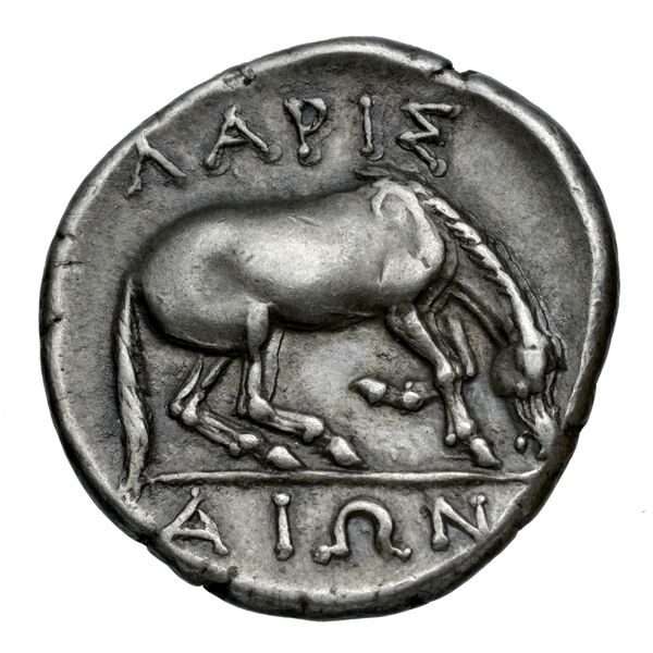 Larissa, Thessaly Herrmann 1925 VII.g-h, реверс, bnf-iris