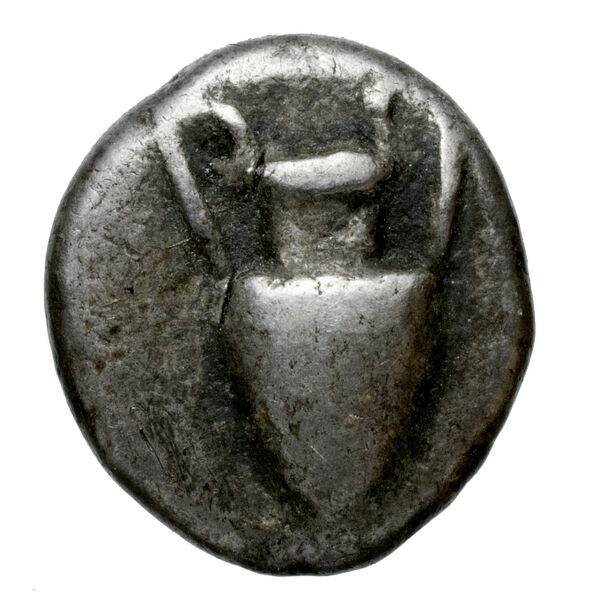 Corcyra Fried 1982 Group II hemidrachm, аверс, bnf-iris