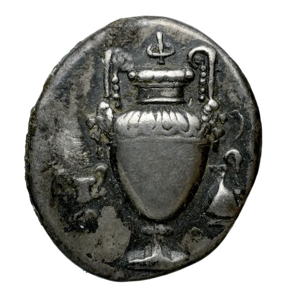 obverse Corcyra Fried 1982 Group V hemidrachm
