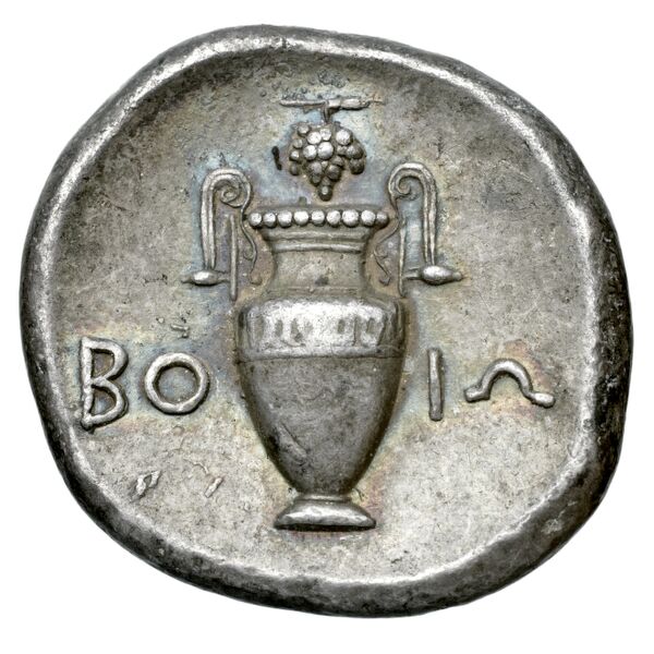 Boeotian League Boeotia Babelon 1914 369, реверс, bnf-iris
