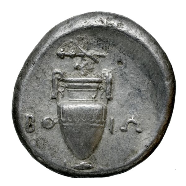 Boeotian League Boeotia Babelon 1914 369, реверс, bnf-iris