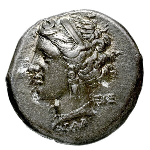 Neapolis Historia Numorum Italy 586, аверс, bnf-iris
