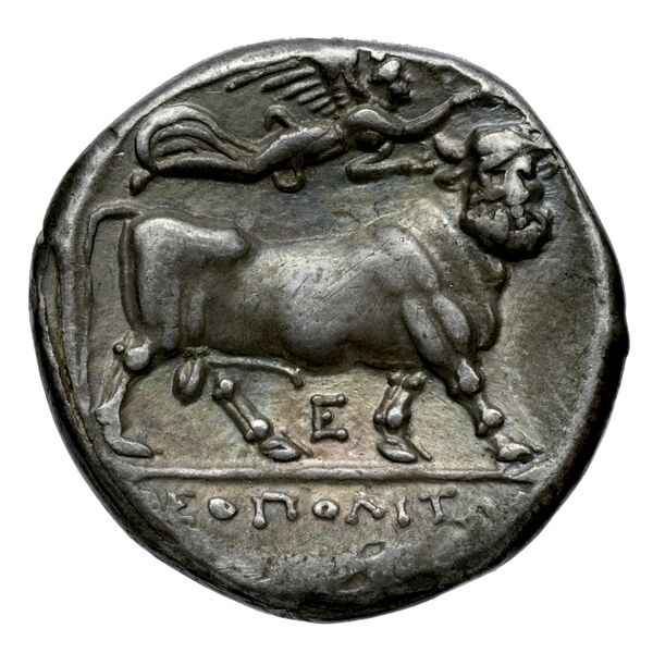 Neapolis Historia Numorum Italy 586, реверс, bnf-iris