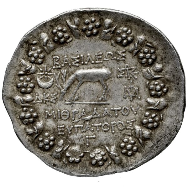 Mithradates VI Pontus Callataÿ 1997 Idealized, dated, реверс, bnf-iris