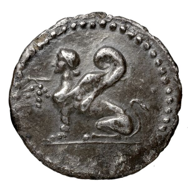 Chios Lagos 1998 Reduced Attic standard F, аверс, BnF (IRIS)