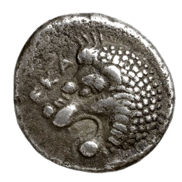 Hecatomnus of Caria Mylasa Konuk 1998 A1, аверс, BnF (IRIS)