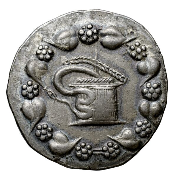 Ap. Claudius Ap. f. Pulcher, governor of Cilicia Laodiceia ad Lycum Metcalf 2017 XIII, аверс, bnf-iris