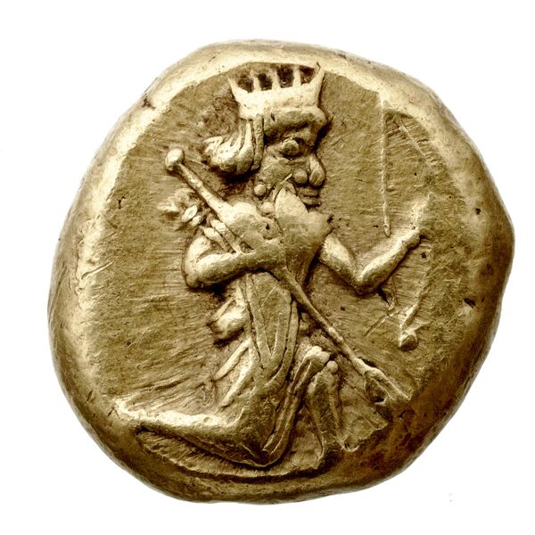 Sardis Carradice 1987 Type IIIb early daric, аверс, BnF (IRIS)