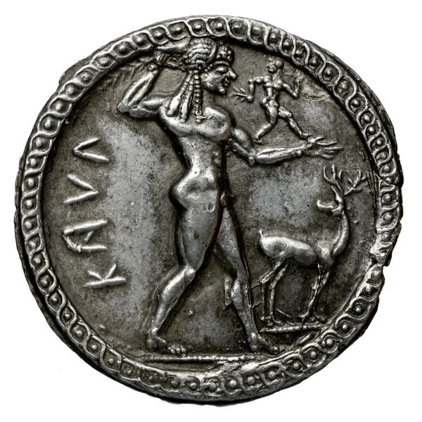 Caulonia Historia Numorum Italy 2035-2036, аверс, bnf-iris