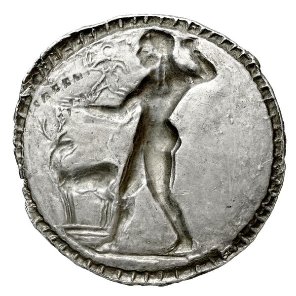Caulonia Historia Numorum Italy 2035-2036, реверс, bnf-iris