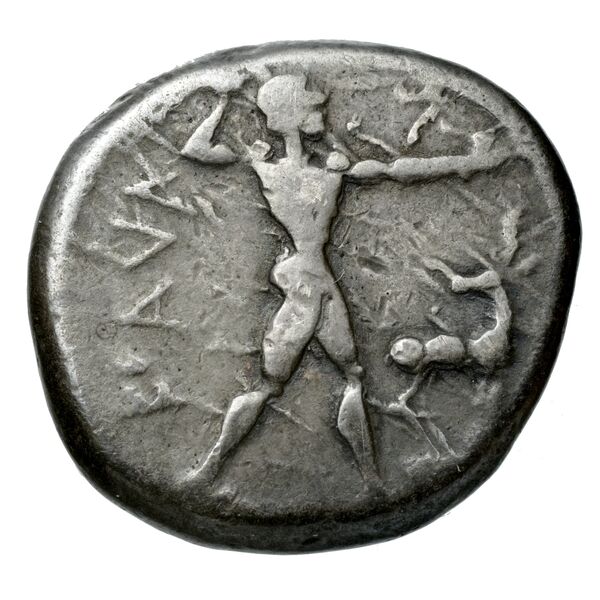 Caulonia Historia Numorum Italy 2046, аверс, bnf-iris