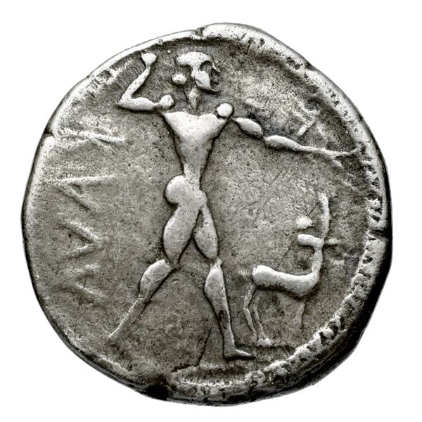 Caulonia Historia Numorum Italy 2046, аверс, bnf-iris