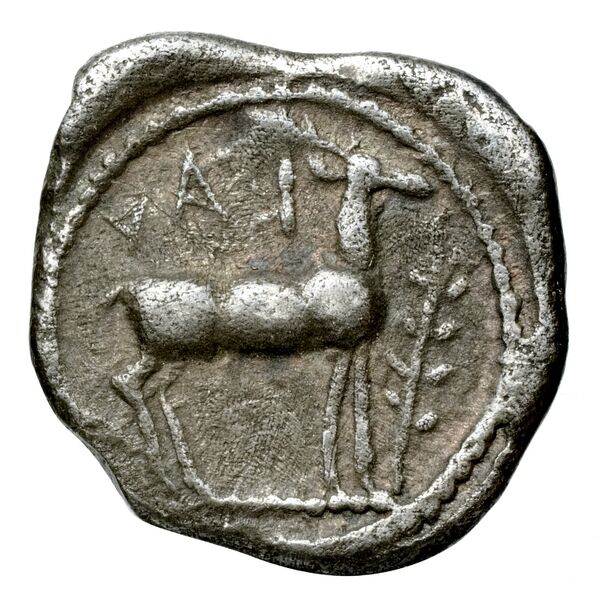 Caulonia Historia Numorum Italy 2047, реверс, bnf-iris