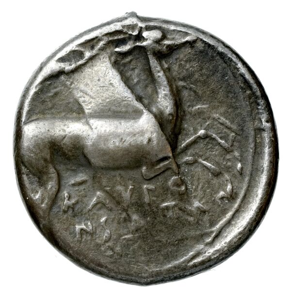 Caulonia Historia Numorum Italy 2049, реверс, bnf-iris