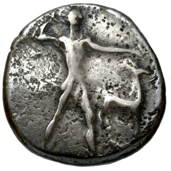 Caulonia Historia Numorum Italy 2049, аверс, bnf-iris
