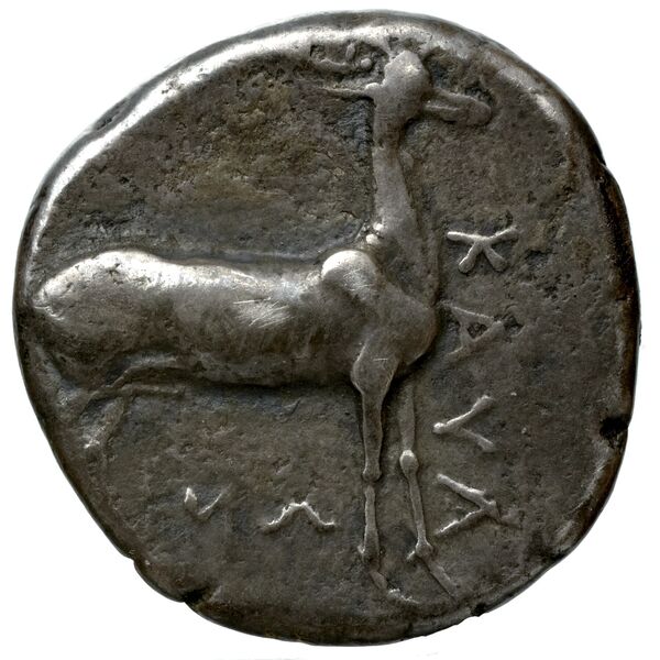 Caulonia Historia Numorum Italy 2049, реверс, bnf-iris