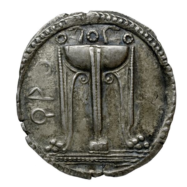 Croton Historia Numorum Italy 2075-83, аверс, BnF (IRIS)