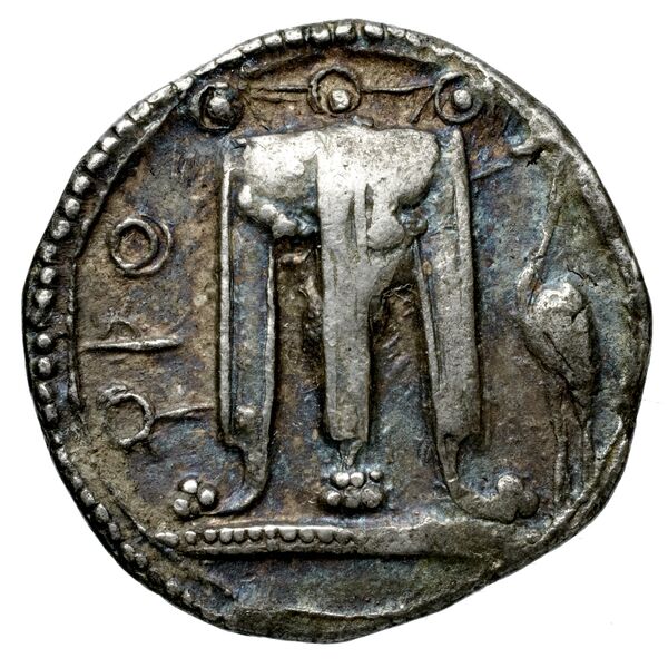 Croton Historia Numorum Italy 73232, аверс, BnF (IRIS)
