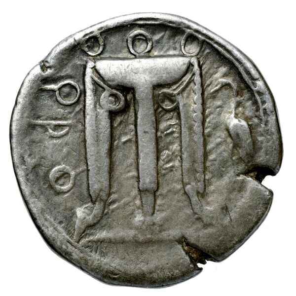 Croton Historia Numorum Italy 73232, аверс, BnF (IRIS)