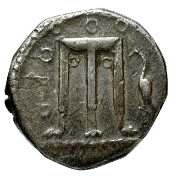 Croton Historia Numorum Italy 73232, аверс, BnF (IRIS)
