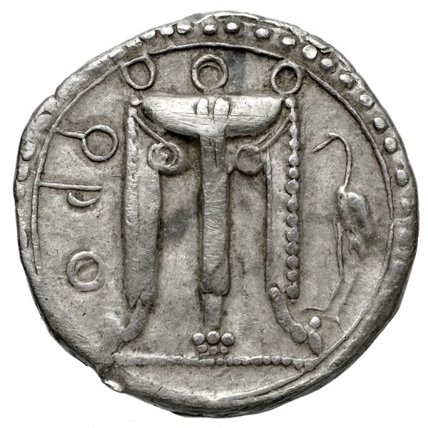 Croton Historia Numorum Italy 73232, аверс, BnF (IRIS)
