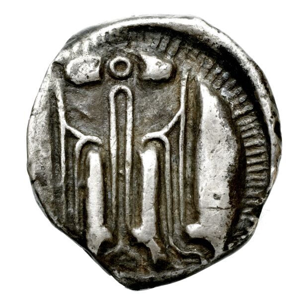 Croton Historia Numorum Italy 73232, реверс, BnF (IRIS)