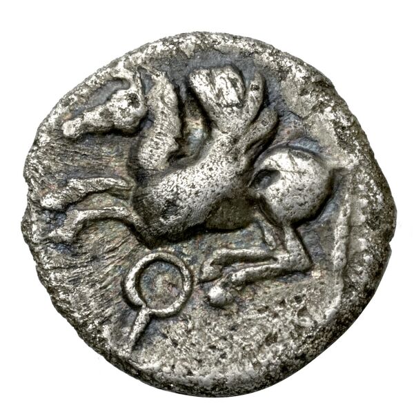 Croton Historia Numorum Italy 2127, аверс, BnF (IRIS)