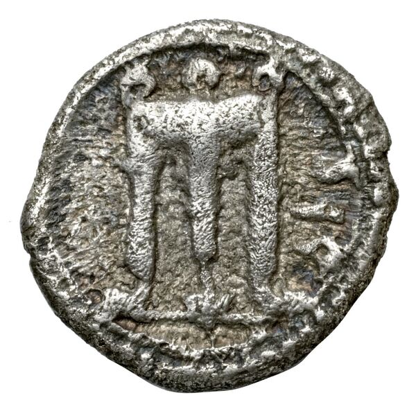 Croton Historia Numorum Italy 2127, реверс, BnF (IRIS)
