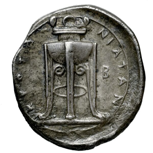 Croton Historia Numorum Italy 2170-2176, реверс, BnF (IRIS)