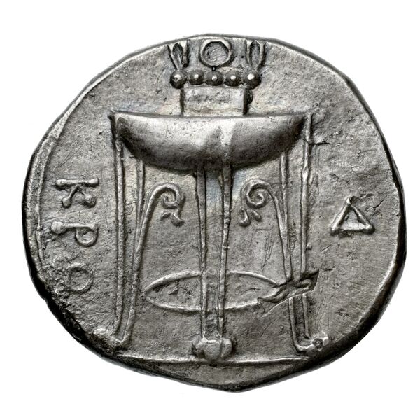 Croton Historia Numorum Italy 2170-2176, реверс, BnF (IRIS)