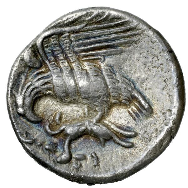 Locri Epizephyrii Historia Numorum Italy 2319-2323, реверс, BnF (IRIS)