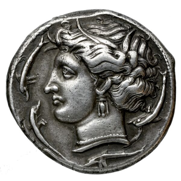 Carthaginian Empire Carthage Jenkins 1977 Carthage series 3, аверс, bnf-iris