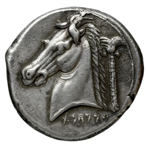 Carthaginian Empire Carthage Jenkins 1977 Carthage series 3, реверс, bnf-iris