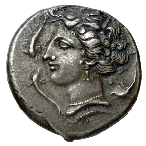 Carthaginian Empire Carthage Jenkins 1977 Carthage series 3, аверс, bnf-iris