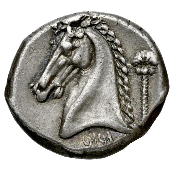 Carthaginian Empire Carthage Jenkins 1977 Carthage series 3, реверс, bnf-iris