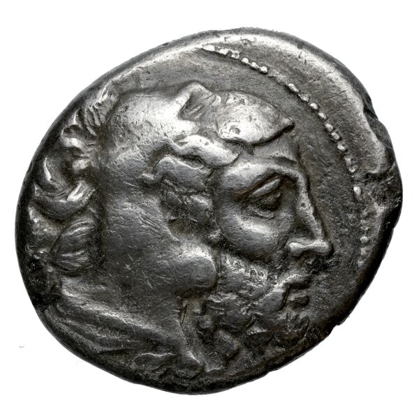 Amyntas III of Macedon Macedon SNG ANS 87-93, аверс, bnf-iris