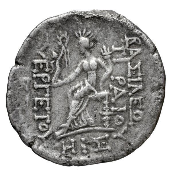 реверс Tiraeus I of Characene Charax Spasinou BMC Characene pl. 54, 3