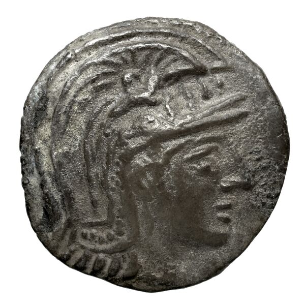 obverse Lappa Le Rider, "un groupe de monnaies crétoises à types athéniens", 1968 p. 305-306