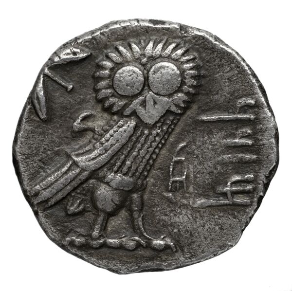 Mazaces Egypt van Alfen 2002 VI Athenian imitations, реверс, bnf-iris