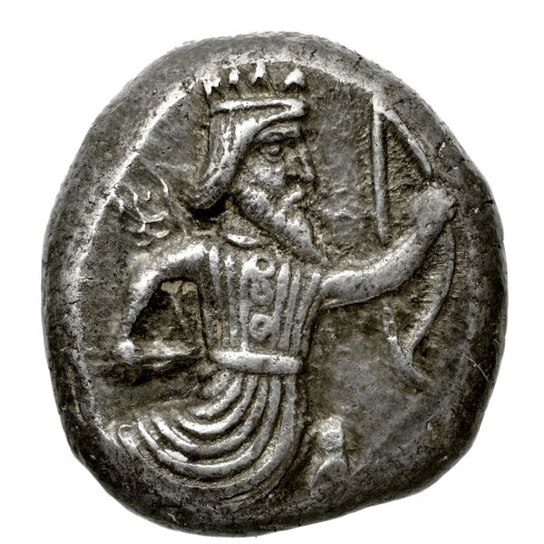 Sardis Carradice 1987 Type IV late siglos, аверс, BnF (IRIS)