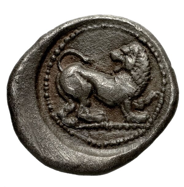 Uncertain Carian mint B Konuk 2007 M33-6, реверс, bnf-iris