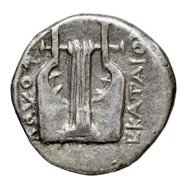 Colophon Kinns 1980 Period II, AR IV, реверс, BnF (IRIS)