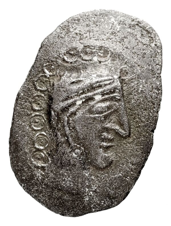 Kingdom of Qataban Arabia Huth 2010 339-340, аверс, BnF (IRIS)
