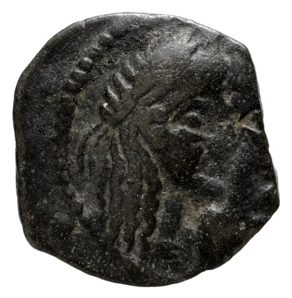 Aretas IV of Nabataea Petra Barkay 2019 186, 188, аверс, BnF (IRIS)