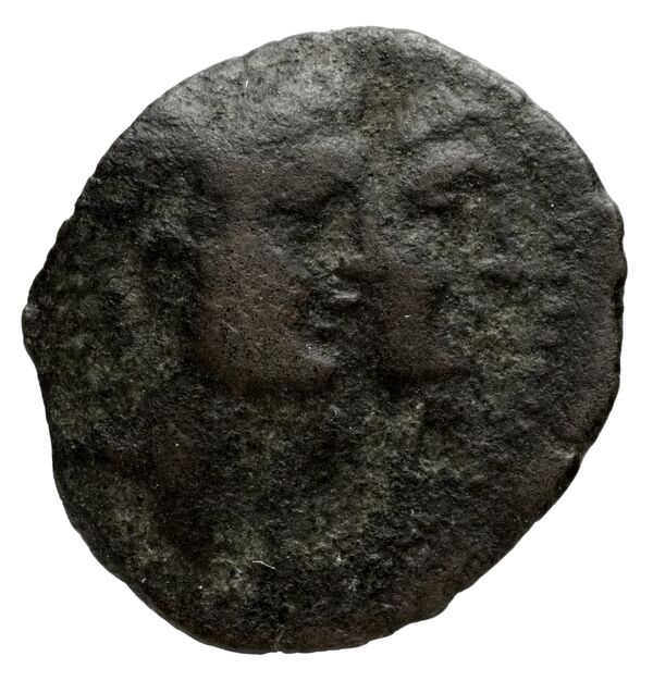 Aretas IV of Nabataea Petra Barkay 2019 186, 188, аверс, BnF (IRIS)