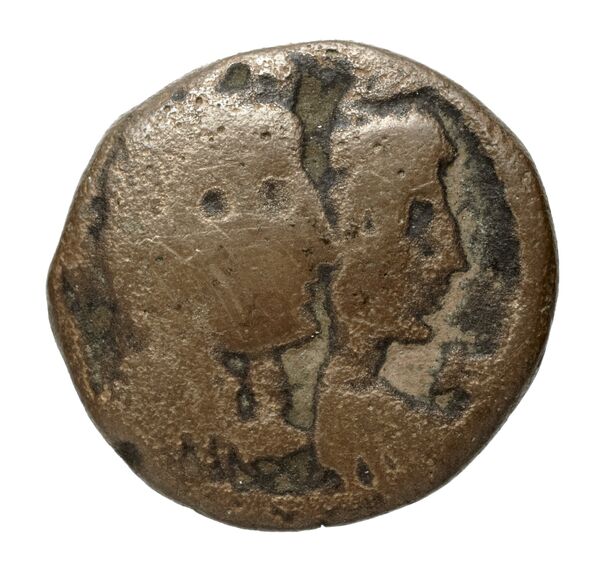 аверс Aretas IV of Nabataea Petra Barkay 2019 186, 188
