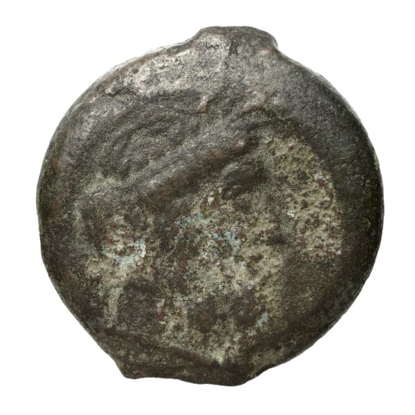 Locri Epizephyrii Historia Numorum Italy 2352, аверс, BnF (IRIS)