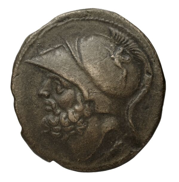 Brettii Bruttium Historia Numorum Italy 1987, аверс, bnf-iris