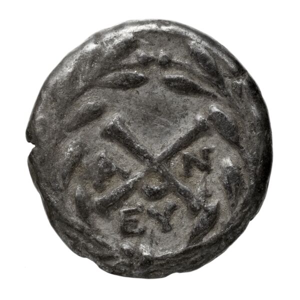 Achaean League Antigoneia Benner 2008 Antigonieia 1-13, реверс, bnf-iris